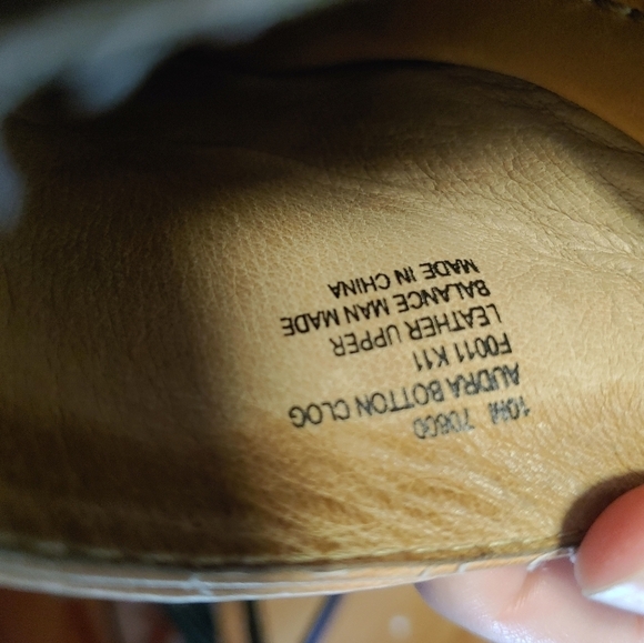 Frye Audra Button Clog Platform Leather Cork Studded Scandi Girl Slide Boho - Picture 12 of 13